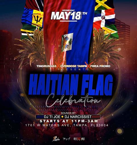 haitian flag day flyer